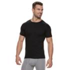 Men's Hanes Ultimate 4-pack Comfortflex Crewneck Tees, Size: Medium, Black