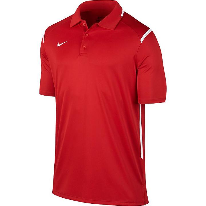 Men's Nike Training Performance Polo, Size: Small, Dark Pink