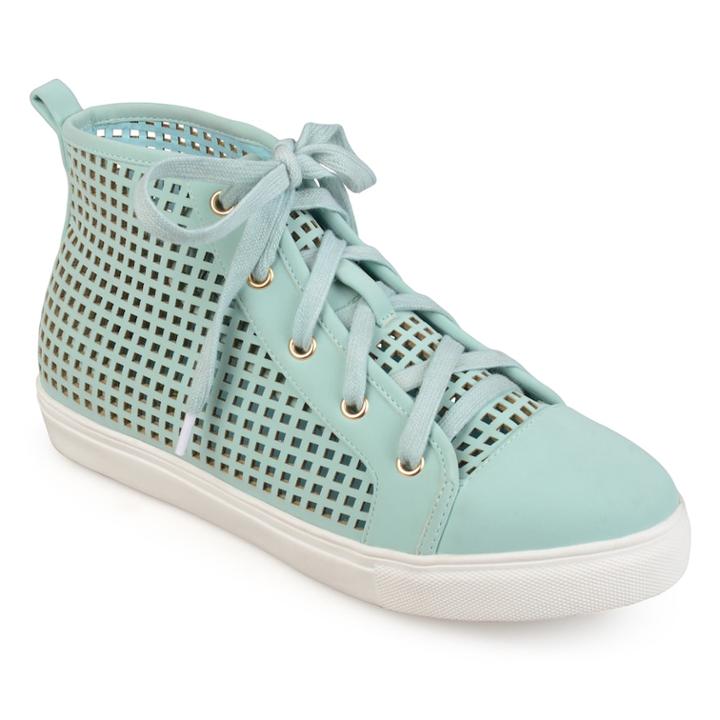 Journee Collection Nycole Women's High Top Shoes, Size: Medium (6.5), Light Blue