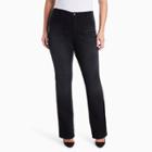 Plus Size Gloria Vanderbilt Avery High-rise Pull-on Jeans, Women's, Size: 20 W, Dark Blue