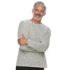 Men's Croft & Barrow&reg; Sweater Fleece Lounge Top, Size: Large, Light Grey