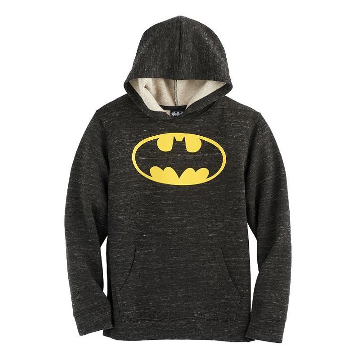 Boys 8-20 Dc Comics Batman Hoodie, Size: Medium, Black