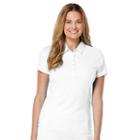 Women's Grand Slam Solid Golf Polo, Size: Large, White