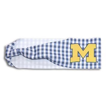 Legacy Athletic Michigan Wolverines Gingham Headband, Women's, Multicolor