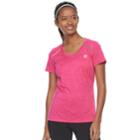 Women's Fila Sport&reg; Space-dyed Short Sleeve Tee, Size: Small, Med Pink