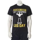 Men's Tek Gear&reg; Don't Skip Leg Day Tee, Size: Medium, Black
