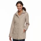Women's Weathercast Hooded Bonded Jacket, Size: Large, Med Brown
