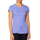 Women's Shape Active S-curve Scoopneck Workout Tee, Size: Small, Med Purple