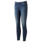 Women's Sonoma Goods For Life&trade; Distressed Skinny Jeans, Size: 6, Blue (navy)