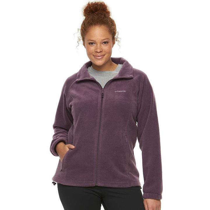 Plus Size Columbia Three Lakes Fleece Jacket, Women's, Size: 3xl, Purple