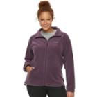 Plus Size Columbia Three Lakes Fleece Jacket, Women's, Size: 3xl, Purple