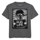 Boys 8-20 Pug Life Tee, Size: Large, Grey