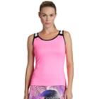 Women's Tail Tennis Tank, Size: Large, Brt Pink