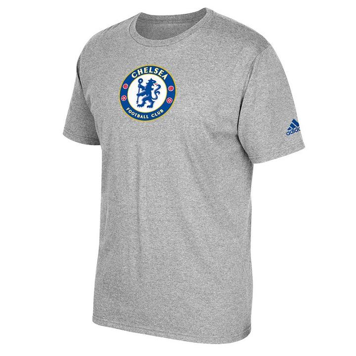 Men's Adidas Chelsea Fc Go-to Climalite Tee, Size: Xl, Grey