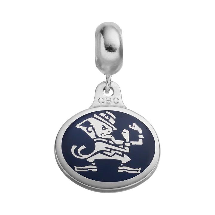 Fiora Sterling Silver Notre Dame Fighting Irish Logo Charm, Women's, Multicolor