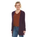 Women's Sonoma Goods For Life&trade; Long Cardigan, Size: Medium, Drk Purple