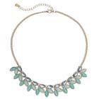 Lc Lauren Conrad Blue Marquise Cluster Necklace, Women's