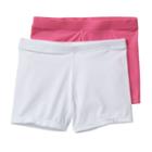 Girls Maidenform 2-pk. Playground Pals Bike Shorts, Girl's, Size: Large, Pink