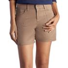Women's Lee Libby Relaxed Fit Twill Shorts, Size: 14 Avg/reg, Brown