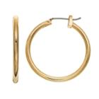Dana Buchman Tube Hoop Earrings, Women's, Gold