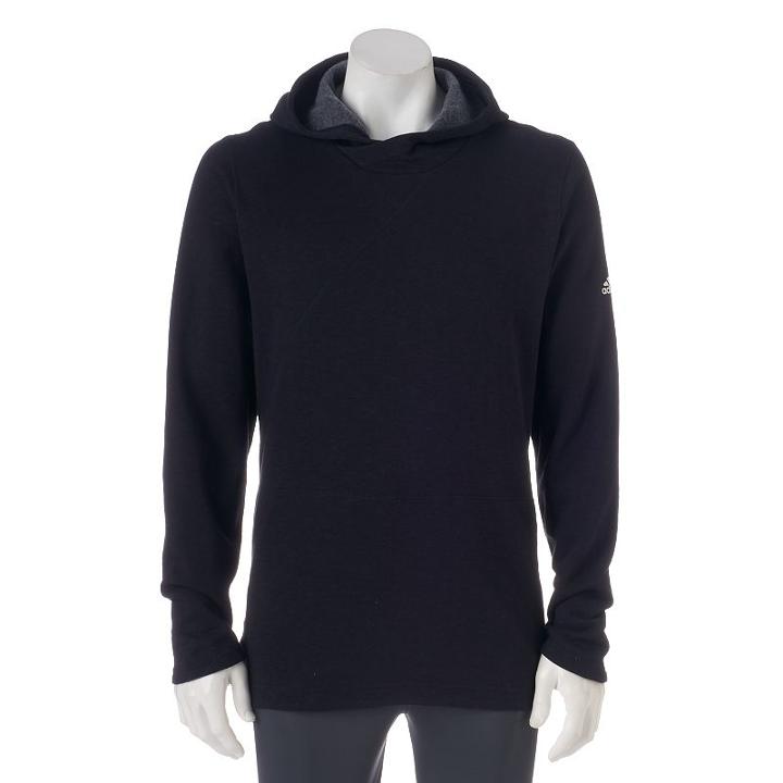 Men's Adidas Crossover Pullover Hoodie, Size: Medium, Black
