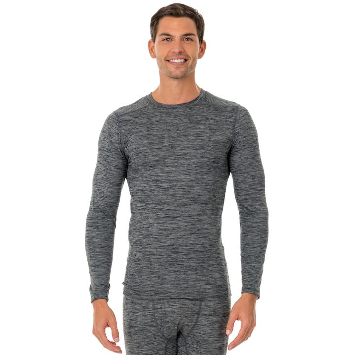 Big & Tall Men's Fruit Of The Loom Signature Performance L2 Thermal Base Layer Tee, Size: M Tall, Grey (charcoal)