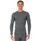 Big & Tall Men's Fruit Of The Loom Signature Performance L2 Thermal Base Layer Tee, Size: M Tall, Grey (charcoal)