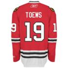 Reebok Edge Premier Chicago Blackhawks Jonathan Toews Jersey, Kids Unisex, Size: Xxl, Red