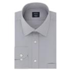 Men's Arrow Regular-fit Stretch Spread-collar Dress Shirt, Size: L-32/33, Light Grey