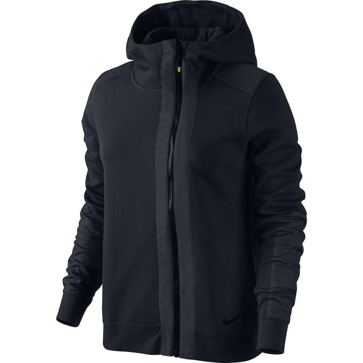 Women's Nike Advance 15 Full-zip Hoodie, Size: Xl, Grey (charcoal)