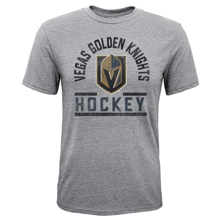 Boys 8*20 Vegas Golden Knights Fast Tracks Tee, Size: M 10-12, Grey