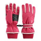 Women's Igloos Waterproof Taslon Ski Gloves, Size: S-m, Med Pink