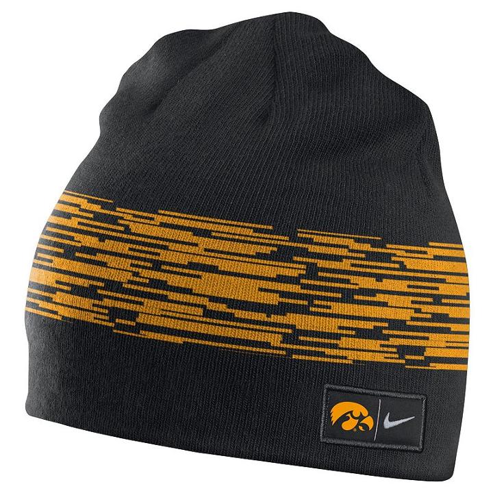 Adult Nike Iowa Hawkeyes Reversible Beanie, Ovrfl Oth