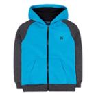 Boys 4-7 Hurley Logo Zip Hoodie, Size: 7, Brt Blue