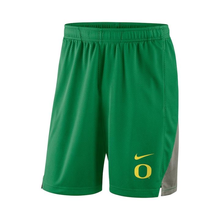 Men's Nike Oregon Ducks Core Shorts, Size: Medium, Green