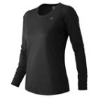 Women's New Balance Accelerate Workout Top, Size: Large, Black