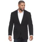 Big & Tall Croft & Barrow&reg; Classic-fit Essential Sport Coat, Men's, Size: 52 Reg, Black
