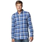Big & Tall Chaps Classic-fit Plaid Button-down Shirt, Men's, Size: Xxl Tall, Blue