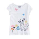 Disney's The Lion King Girls 4-10 Glitter Graphic Tee By Jumping Beans&reg;, Size: 8, White