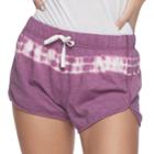 Juniors' So&reg; Slubbed Dolphin-hem Shorts, Size: Small, Drk Purple