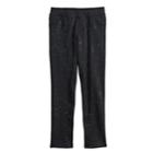 Girls 4-10 Jumping Beans&reg; Printed French Terry Jeggings, Size: 8, Black