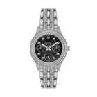 Bulova Women's Crystal Stainless Steel Watch - 96n110, Size: Medium, Grey