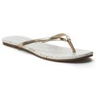Lc Lauren Conrad Pixii Women's Flip Flops, Size: 8, White