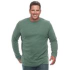 Big & Tall Croft & Barrow&reg; Classic-fit Stretch Performance Crewneck Tee, Men's, Size: L Tall, Lt Green