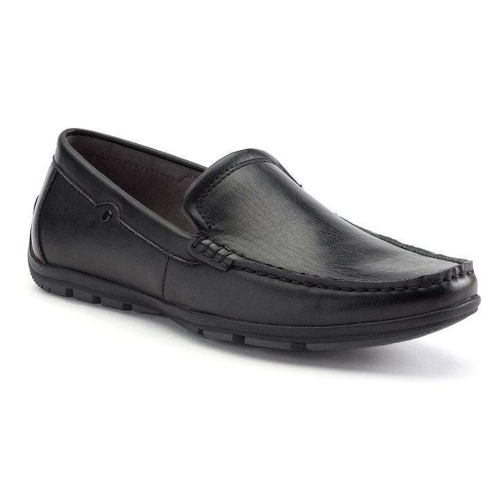 Apt. 9&reg; Winton Men's Driving Moccasins, Size: 12, Black