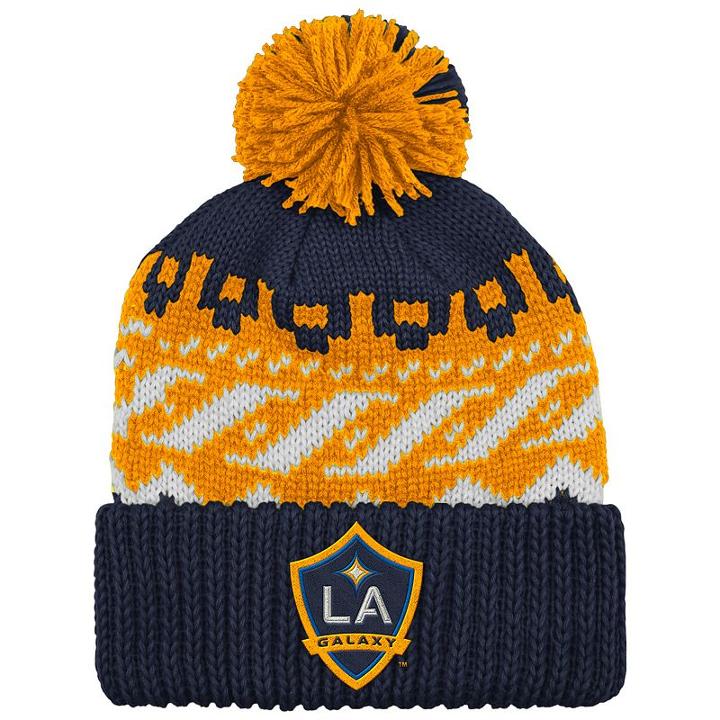 Adult Adidas Los Angeles Galaxy Cuffed Beanie, Men's, Blue (navy)