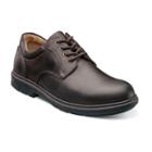 Nunn Bush Waterloo Oxford Plain Toe Waterproof Casual Shoes, Men's, Size: Medium (9.5), Med Brown