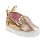 Laura Ashley Bunny Baby Girls' Shoes, Size: 3t, Gold