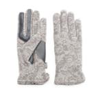 Women's Isotoner Fleece Tech Gloves, White