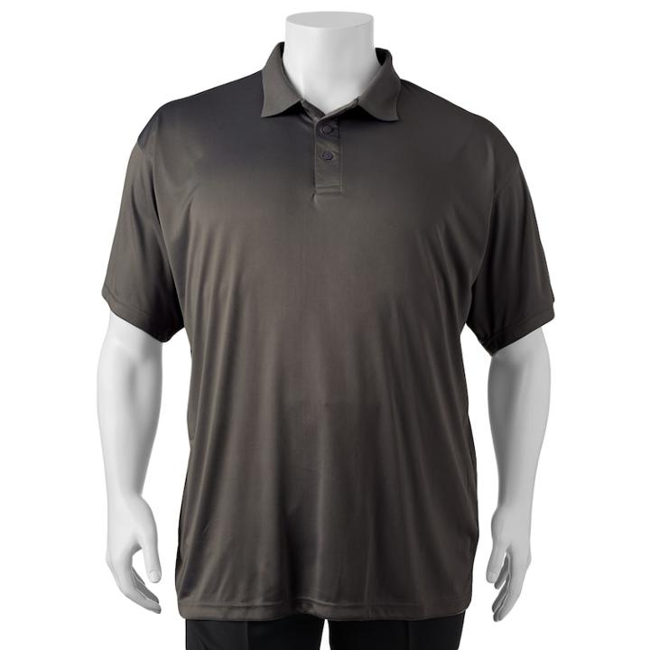 Big & Tall Champion Solid Performance Polo, Men's, Size: 4xb, Grey (charcoal)